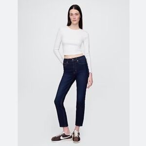 GAP Women's Deep Indigo Straight Leg Jeans